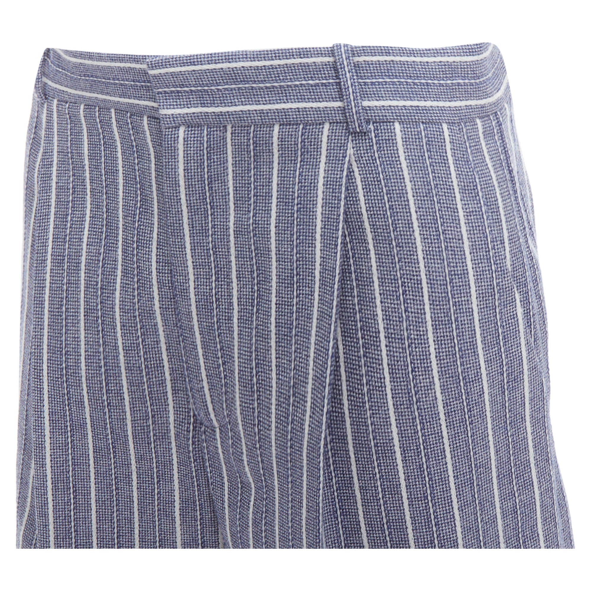 Christian Dior striped virgin wool mini shorts