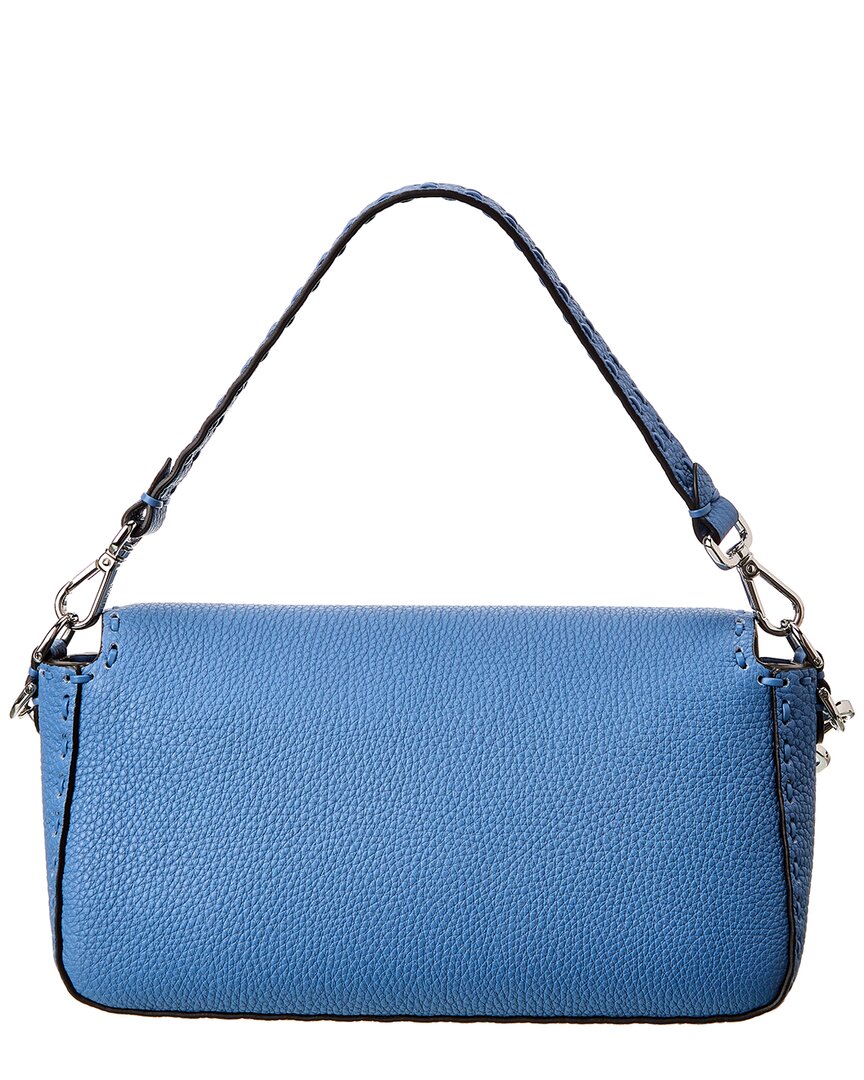 FENDI Baguette Leather Shoulder Bag