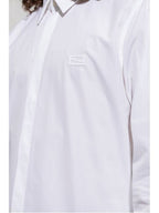 Fendi Men's Cotton Long Sleeve Shirt White