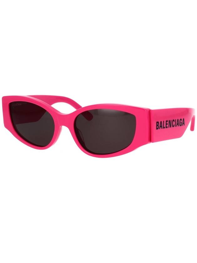 Balenciaga Eyewear Logo Print Rectangular Frame Sunglasses