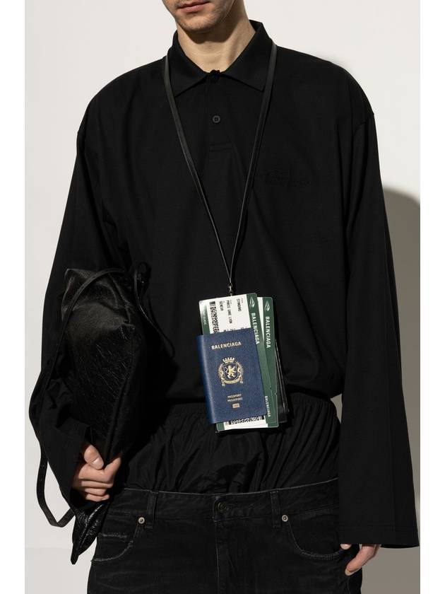 Balenciaga Balenciaga Document Holder, Men's, Navy Blue