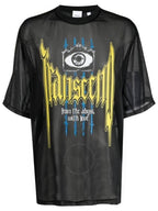 Burberry Burberry Slogan Print Nylon Mesh T shirt Size Small
