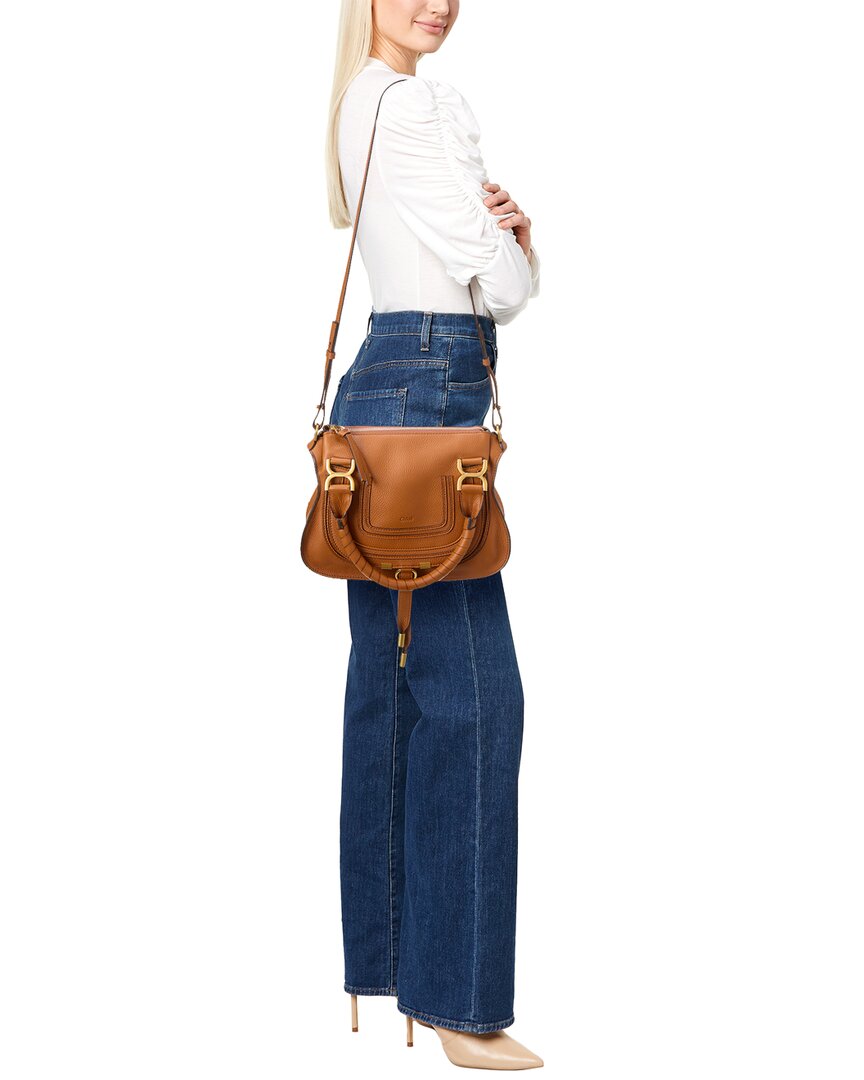Chloe Marcie Small Leather Satchel