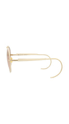 Chloe Eyewear Sunglasses In Gold/pink