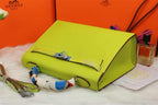 Hermes Kelly 32cm Epsom Leather Handbag Lemon Yellow