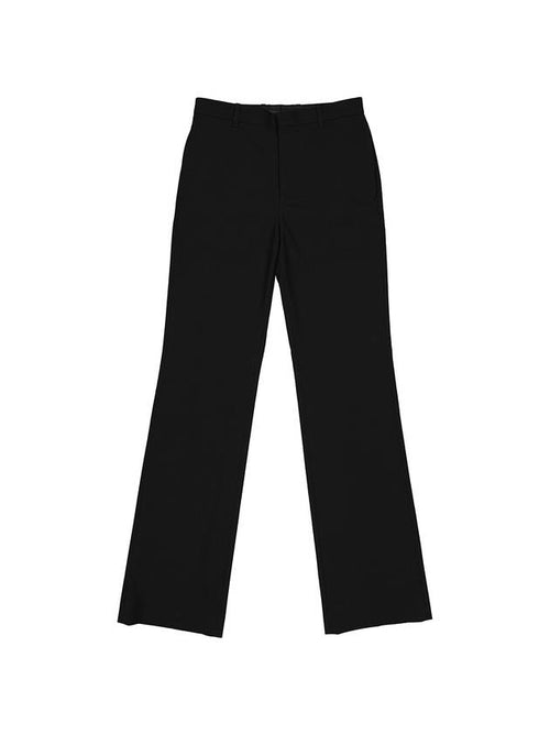 Balenciaga Wool Flare Taalodu Slacks Black