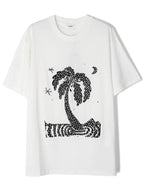 CELINE Lost Paradise Short Sleeve T-Shirt White