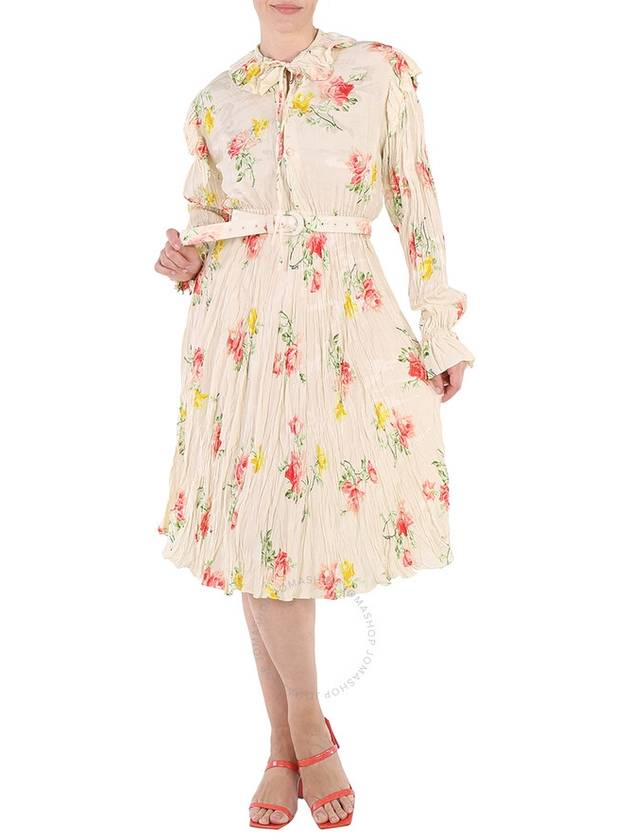 Balenciaga floral long dress
