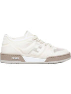 Fendi Match Mesh Low Top Sneakers White