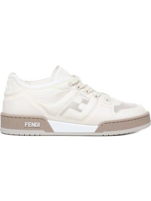 Fendi Match Mesh Low Top Sneakers White