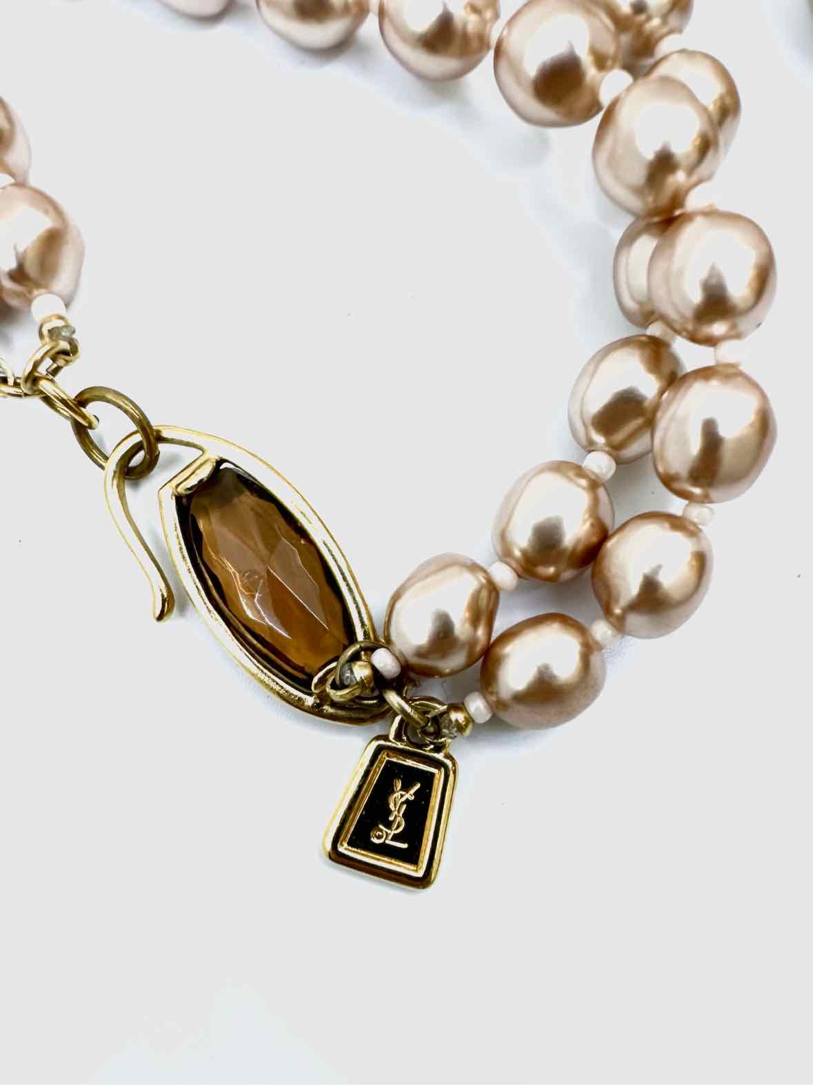 YVES SAINT LAURENT Champagne Necklace