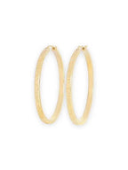CELINE Paris Large Hoop Earrings Gold