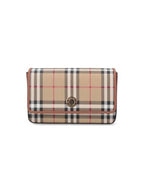 Burberry Check Cross Bag Beige