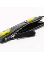 Fendi Women's Monster Card Wallet Black