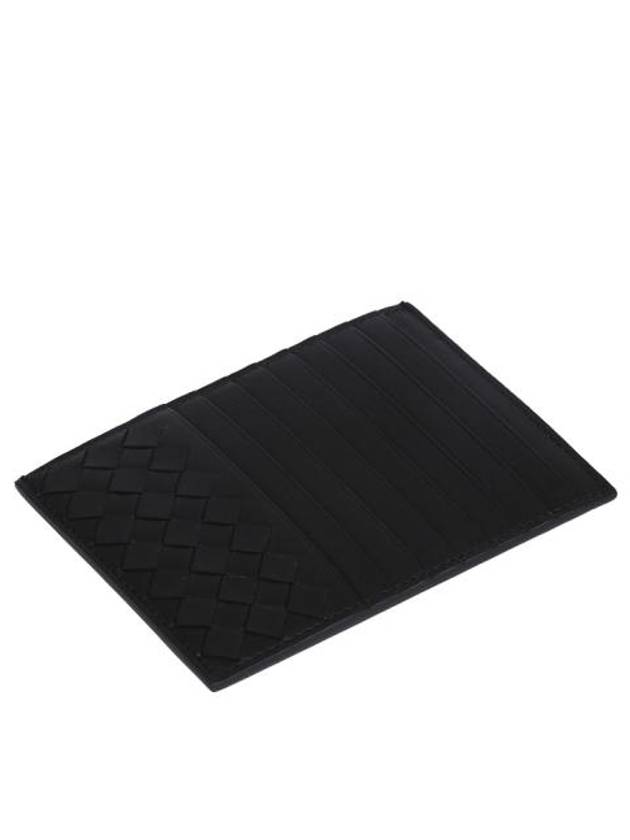 Bottega Veneta Intrecciato Card Wallet Black