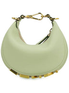 Fendi Nano Fendigraphy Hobo Tote Bag Green
