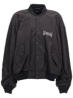 Balenciaga Boxing Varsity Bomber Jacket Black