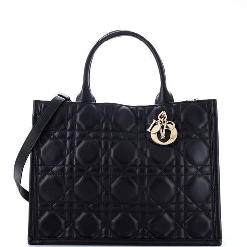 Dior Book Tote Cannage Quilt Lambskin Medium