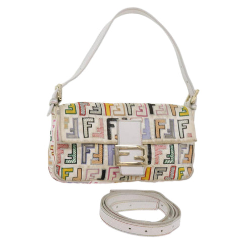 FENDI Zucca Canvas Mamma Baguette Shoulder Bag Multicolorai670