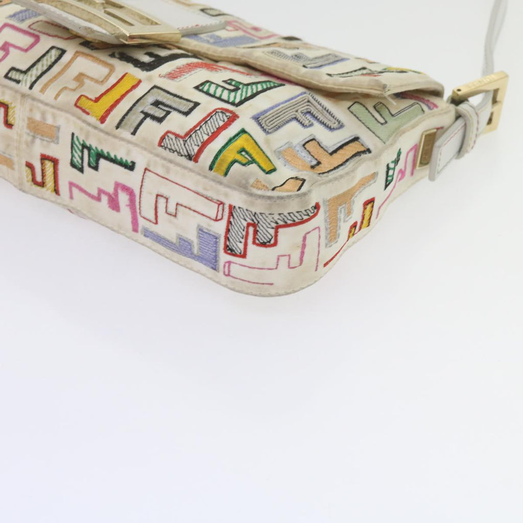 FENDI Zucca Canvas Mamma Baguette Shoulder Bag Multicolorai670