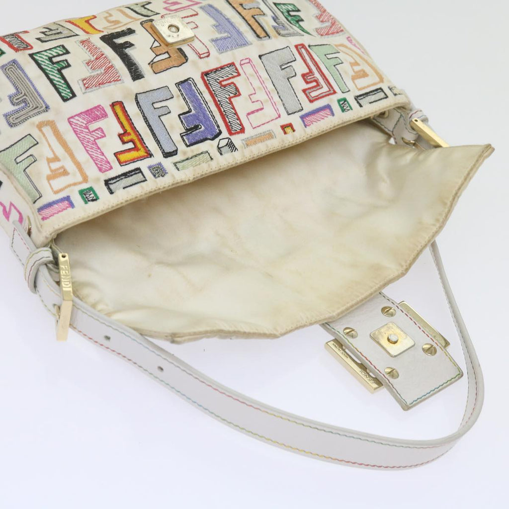 FENDI Zucca Canvas Mamma Baguette Shoulder Bag Multicolorai670