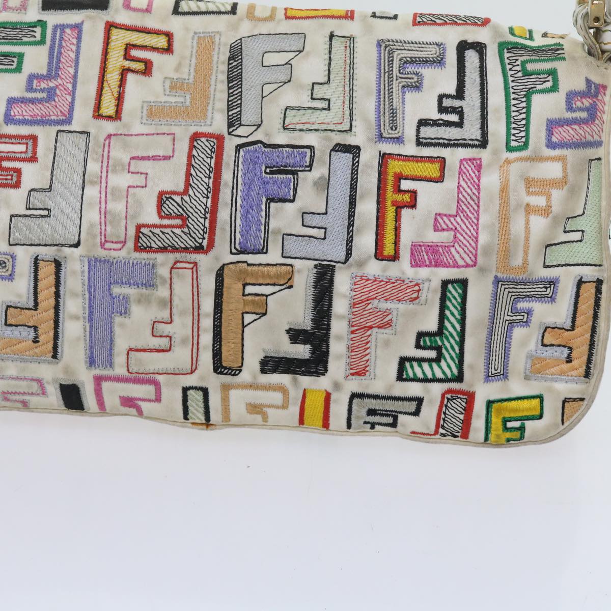 FENDI Zucca Canvas Mamma Baguette Shoulder Bag Multicolorai670
