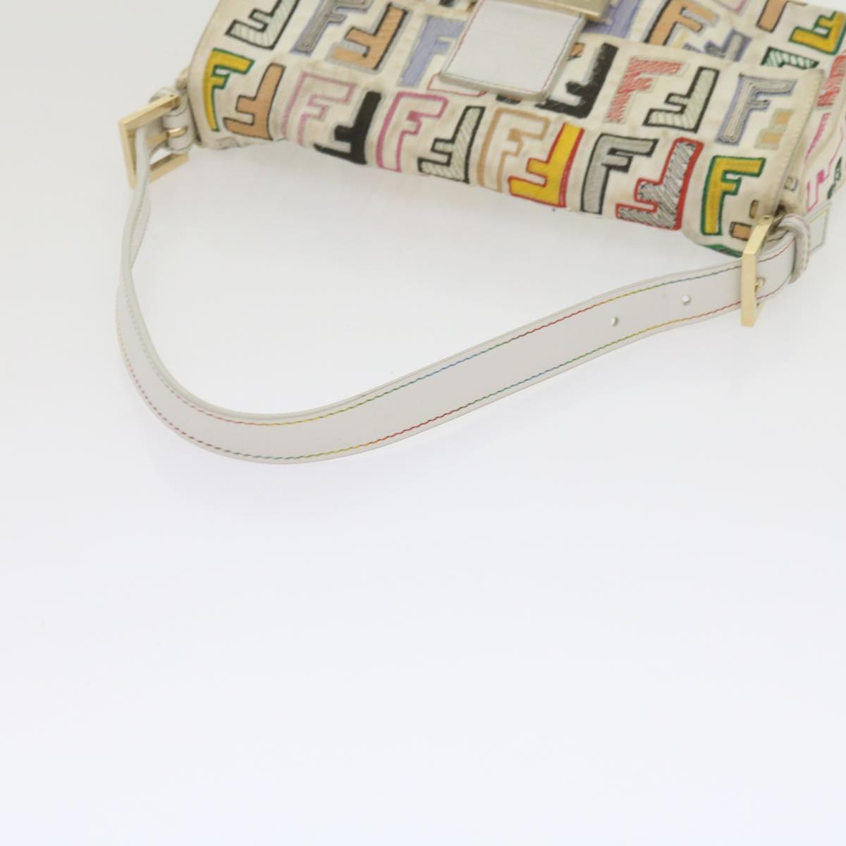 FENDI Zucca Canvas Mamma Baguette Shoulder Bag Multicolorai670