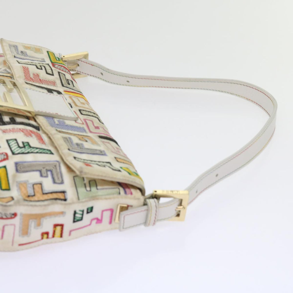 FENDI Zucca Canvas Mamma Baguette Shoulder Bag Multicolorai670