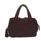 PRADA Hand Bag Nylon Wine Red  ai694