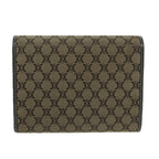 CELINE Macadam Canvas Wallet Beige  ai707
