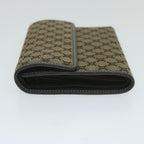 CELINE Macadam Canvas Wallet Beige  ai707