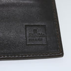 FENDI Zucca Canvas Wallet Black Brownai711