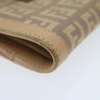 FENDI Zucchino Canvas Mamma Wallet Beigeai712