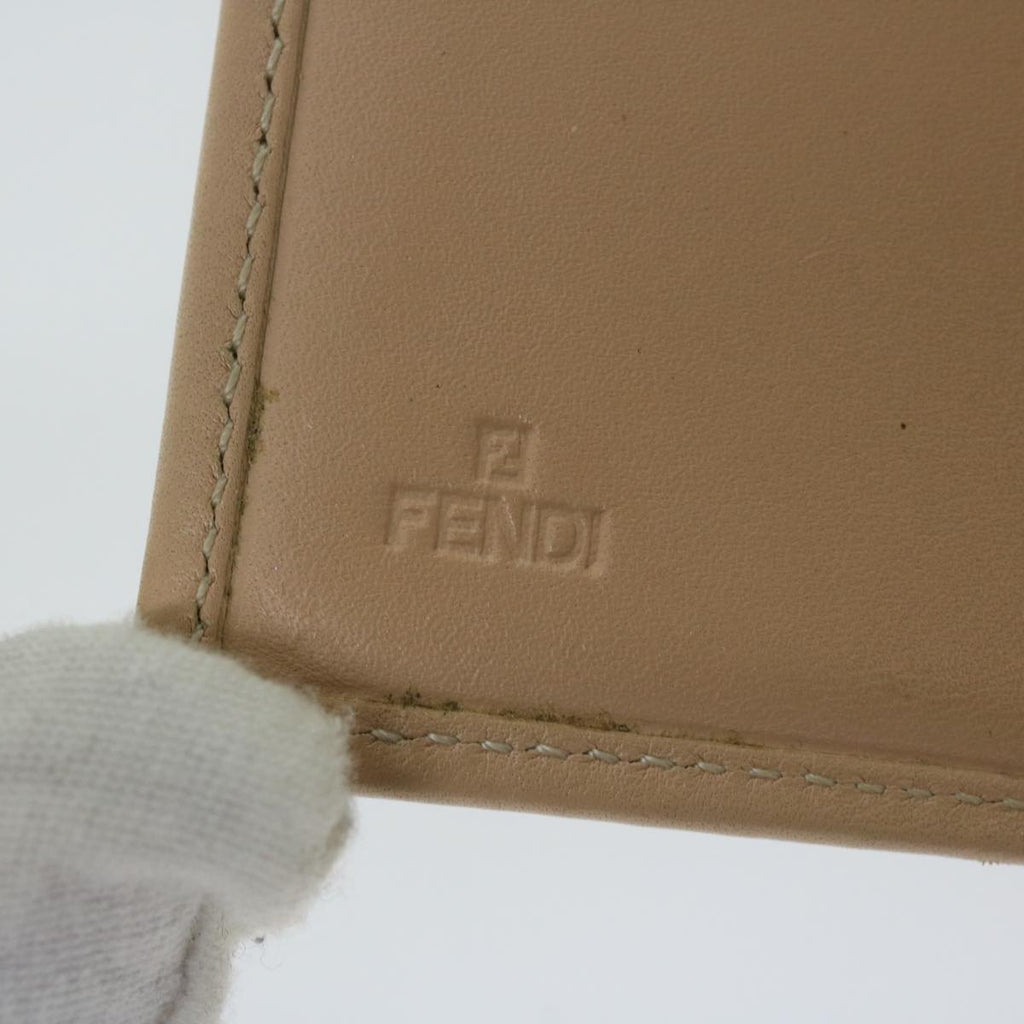 FENDI Zucchino Canvas Mamma Wallet Beigeai712