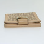 FENDI Zucchino Canvas Mamma Wallet Beigeai712