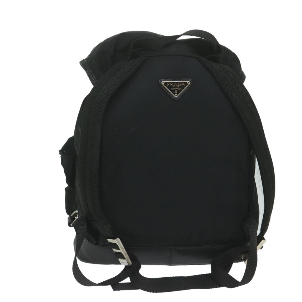PRADA Backpack Nylon Black  ai735