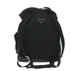 PRADA Backpack Nylon Black  ai735