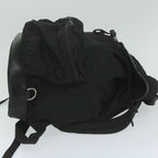 PRADA Backpack Nylon Black  ai735