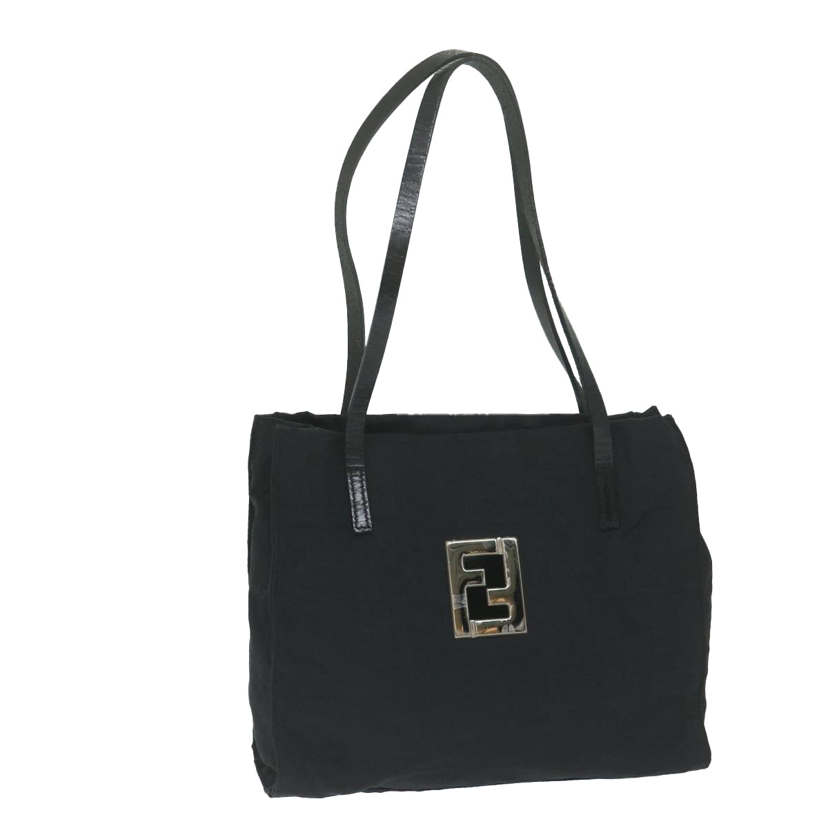 FENDI Zucca Canvas Hand Bag Blackai742