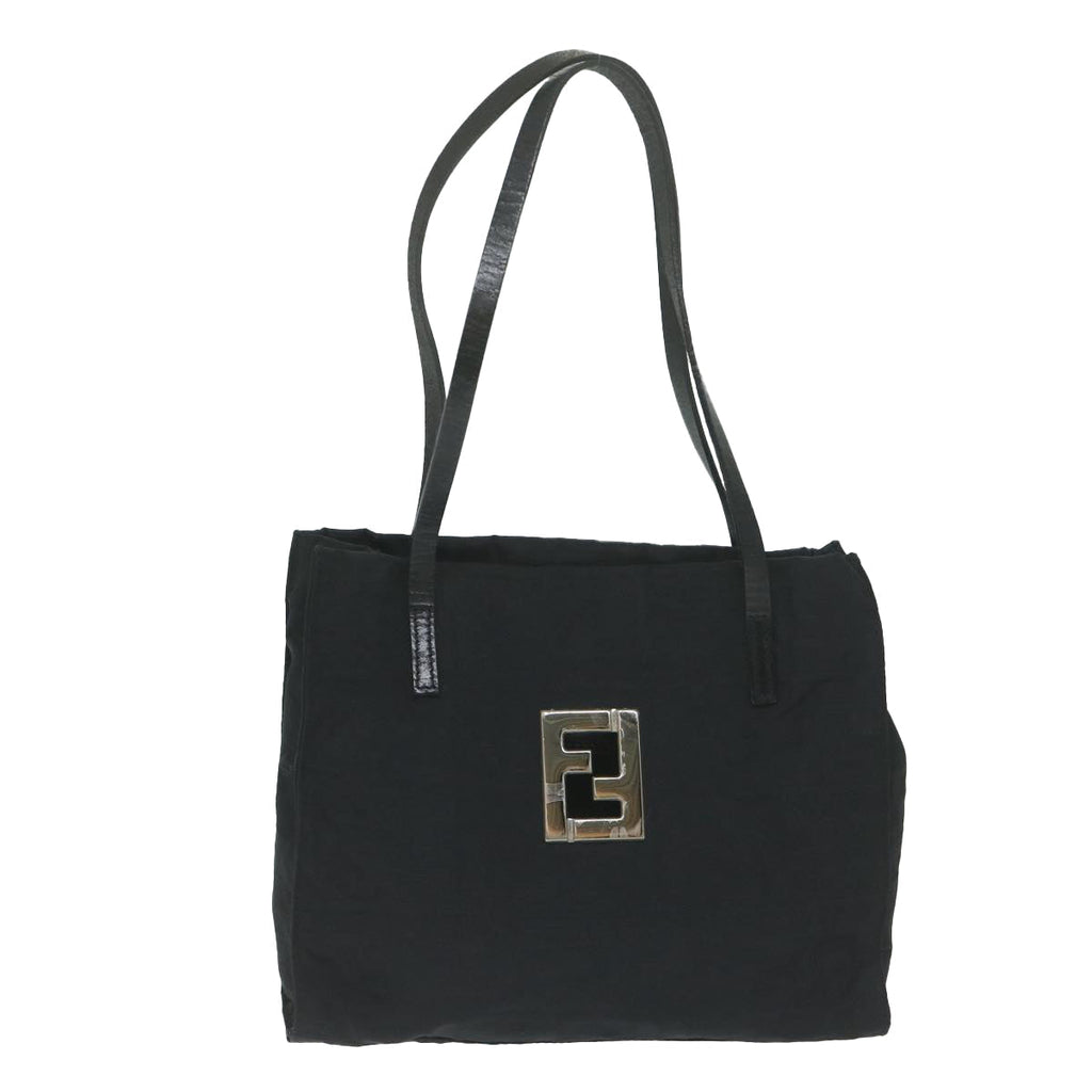 FENDI Zucca Canvas Hand Bag Blackai742