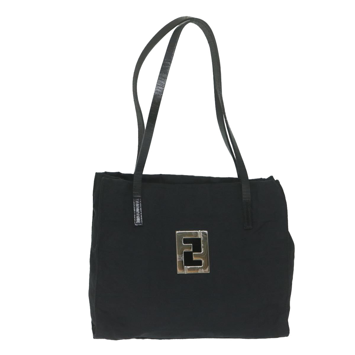 FENDI Zucca Canvas Hand Bag Blackai742