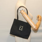 FENDI Zucca Canvas Hand Bag Blackai742
