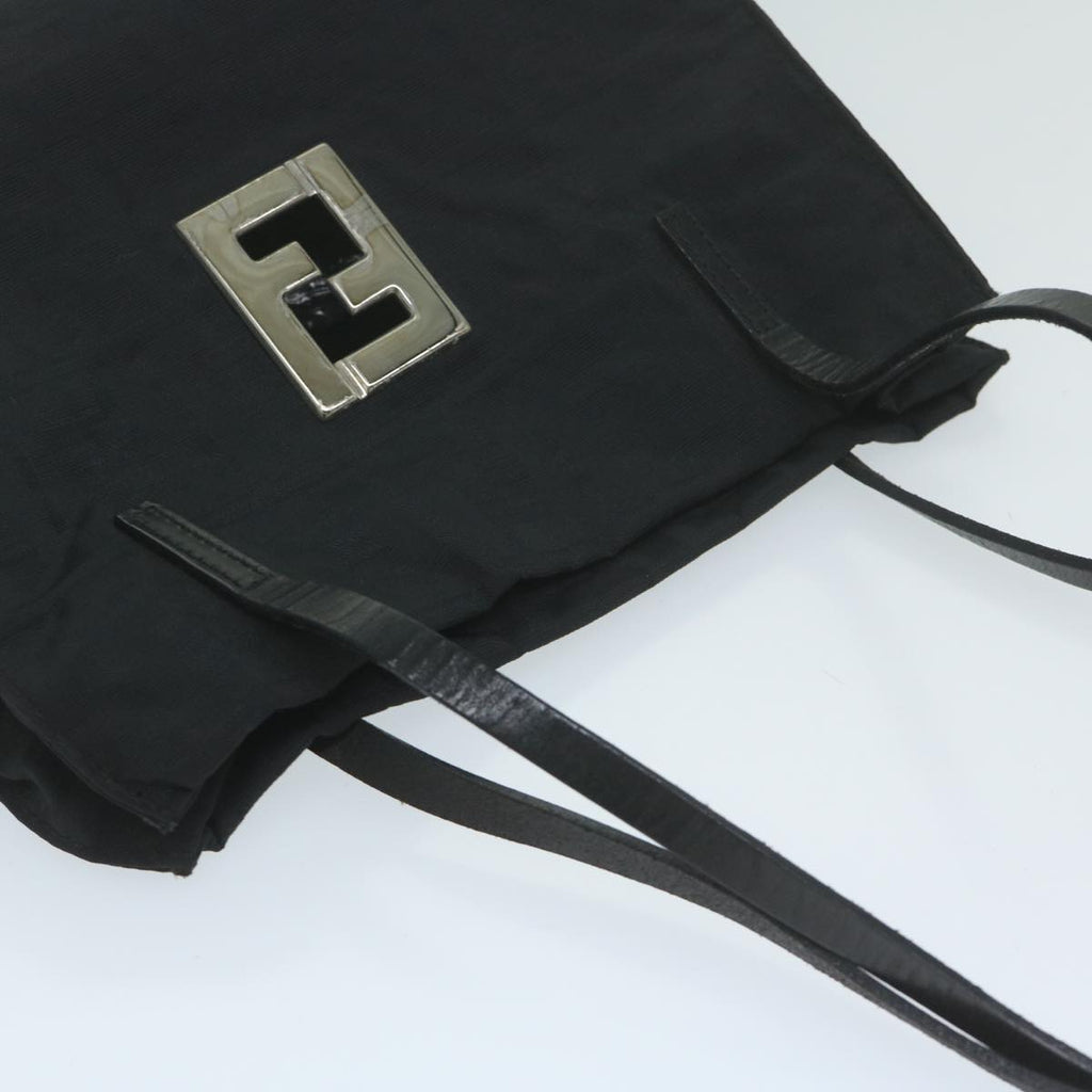 FENDI Zucca Canvas Hand Bag Blackai742