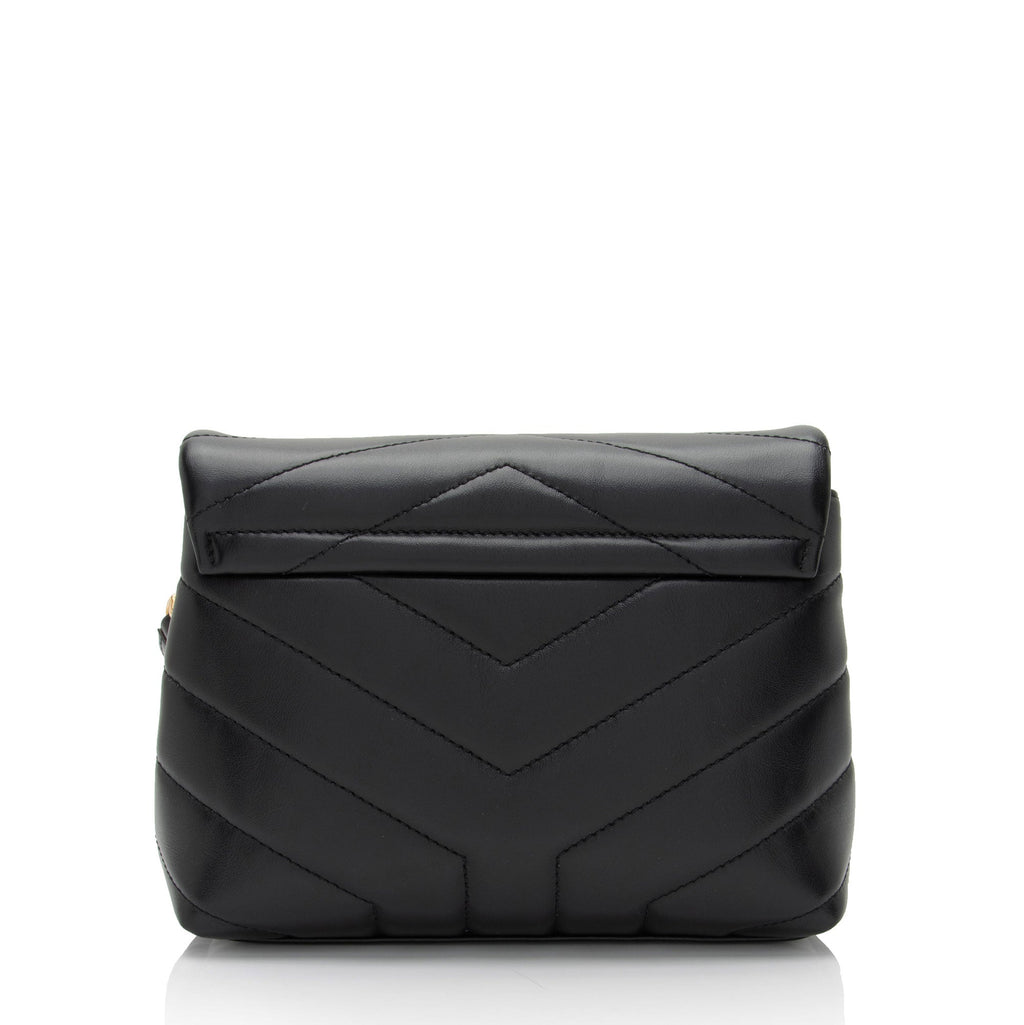 Saint Laurent Matelasse Calfskin Monogram LouLou Toy Crossbody (SHF-yd38W0)