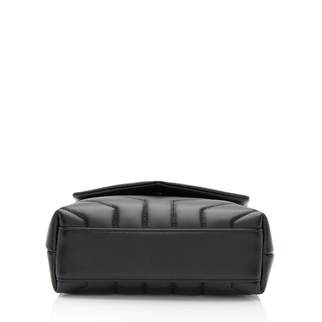 Saint Laurent Matelasse Calfskin Monogram LouLou Toy Crossbody (SHF-yd38W0)