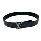 Louis Vuitton LV Initiales Damier Leather Belt
