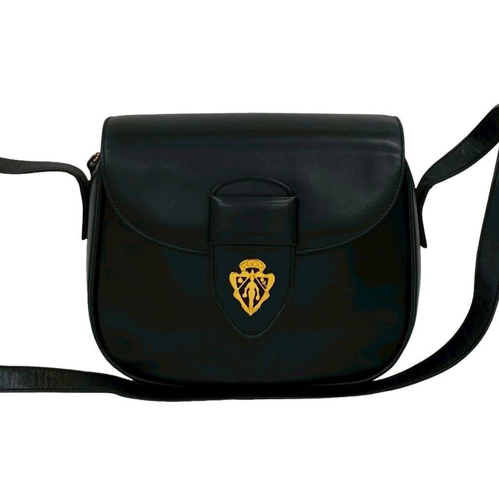 Gucci Old Gucci Calf Leather Shoulder Bag