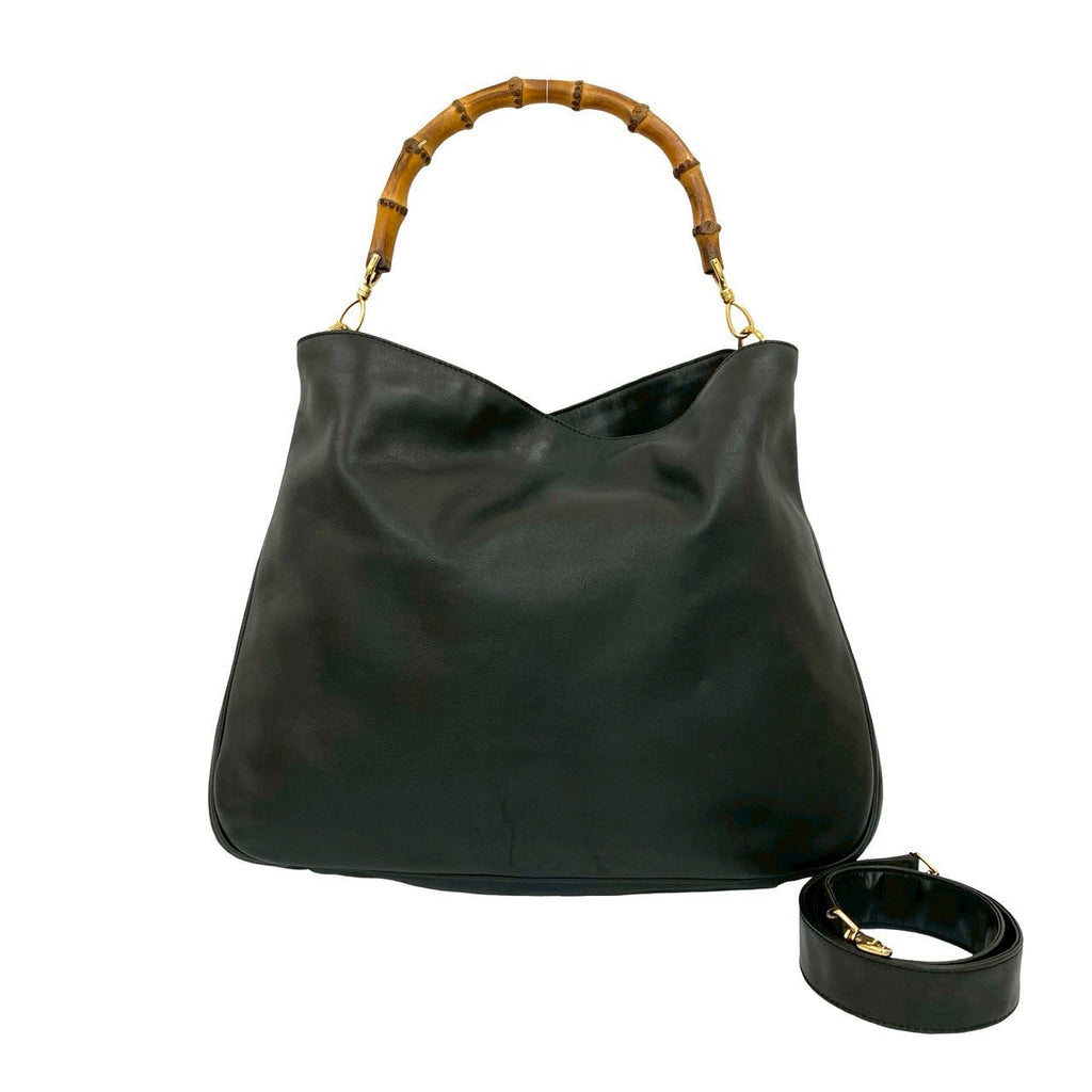 Gucci Bamboo Leather 2way Handbag