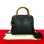 Gucci Bamboo Leather 2way Handbag