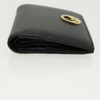 FENDI Wallet Leather Black  am3478